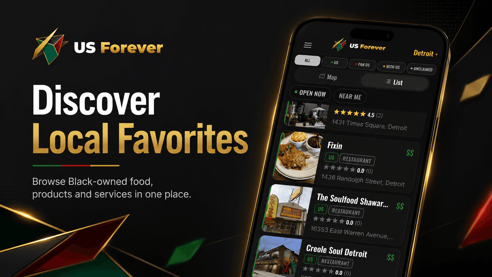 Discover Local Favorites: browse Black-owned food, products and services